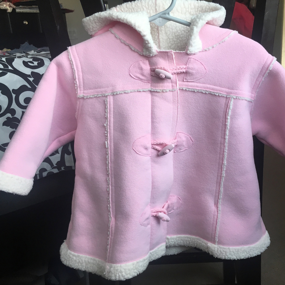 Sherpa-Lined, Toggle-Front Winter Coat (by Moonbeams) [SALE: Any 3 for $15]